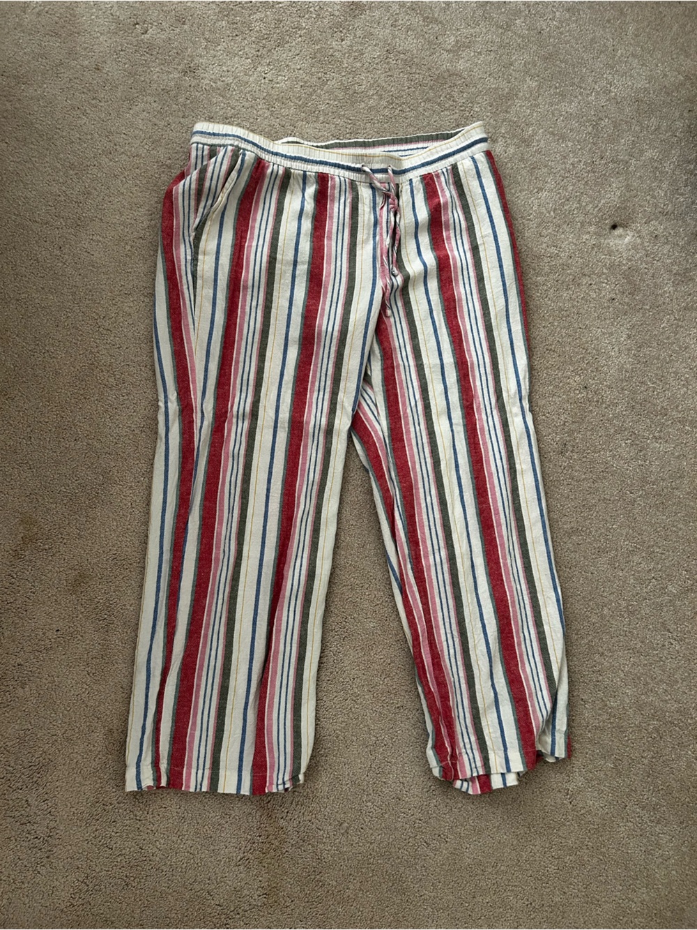 Women’s Striped Casual linen Pants